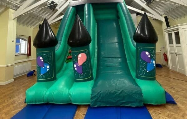 Racing Green Inflatable Slide