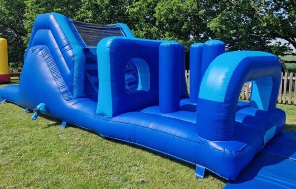 Shiny Blue 24ft Obstacle Course