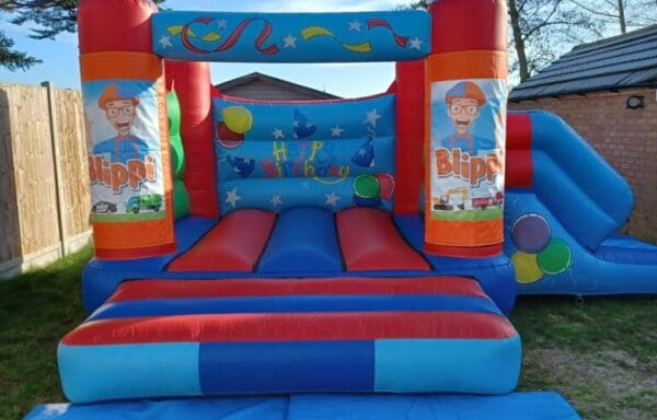 Blippi Velcro Castle With Slide – Changeable Themes