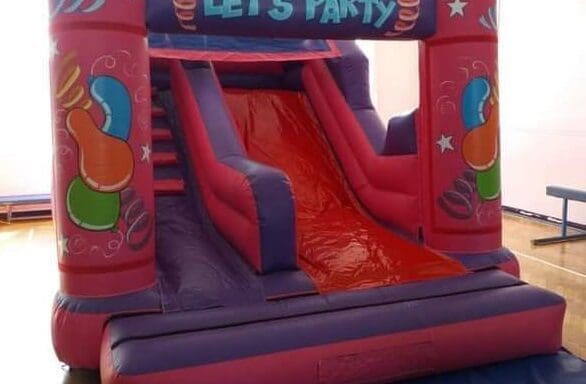 Pink & Purple Velcro 9ft Slide