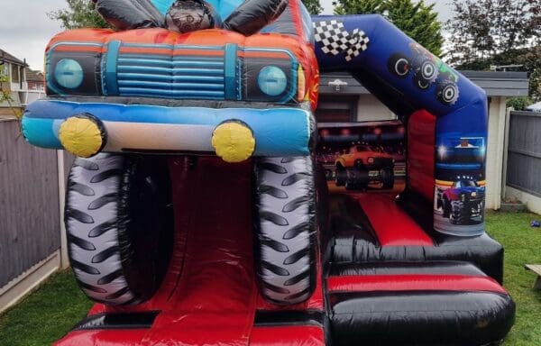 Monster Truck 3D Castle With Slide