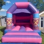 A West Ham United themed bouncy castle