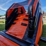 An Orange and Black 45ft long obstacle course