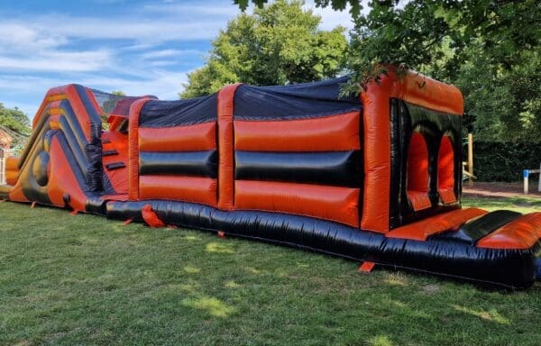 45ft Orange & Black Obstacle Course