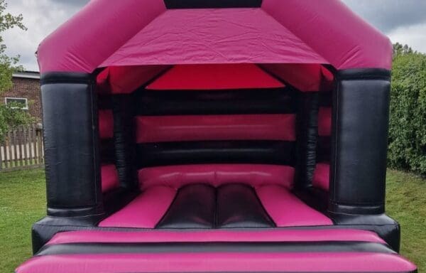 Shiny Pink & Black Adult Castle