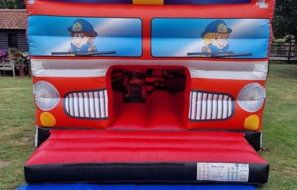 Fire Engine Bouncy Castle