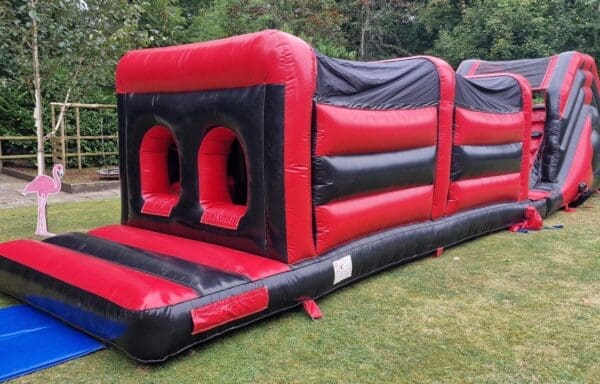 45ft Red & Black Obstacle Course