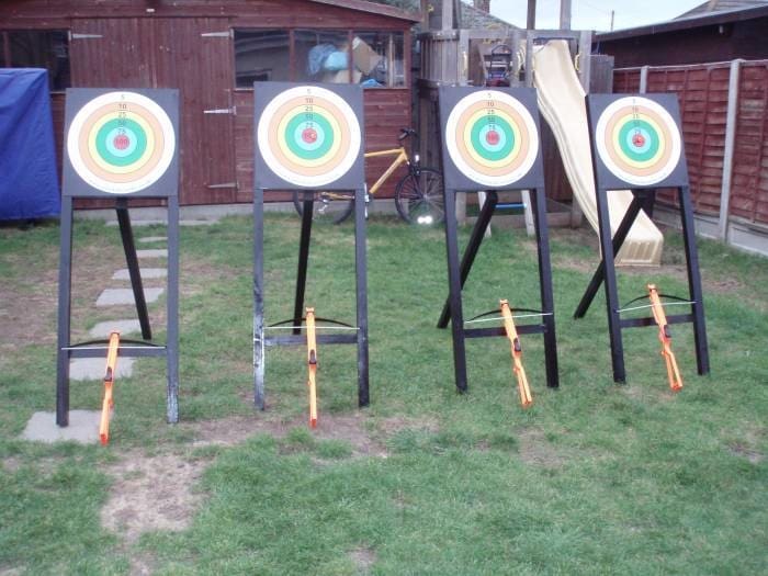 Crossbow target shooting game hire for parties and events in Essex