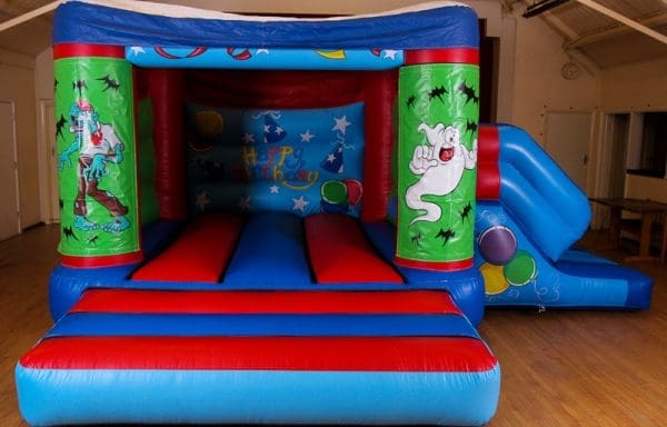 Ghosts and zombies  Velcro Castle With Slide – Changeable Themes