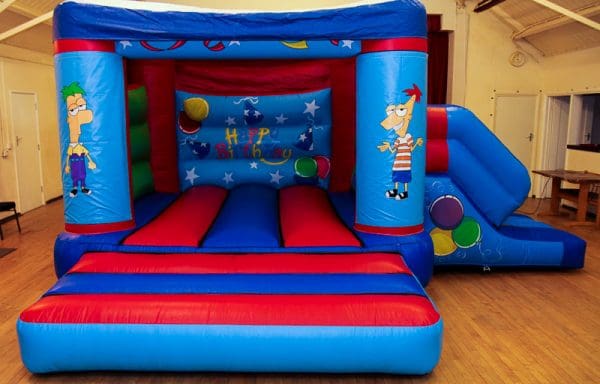 Phineas and Ferb Velcro Castle With Slide – Changeable Themes
