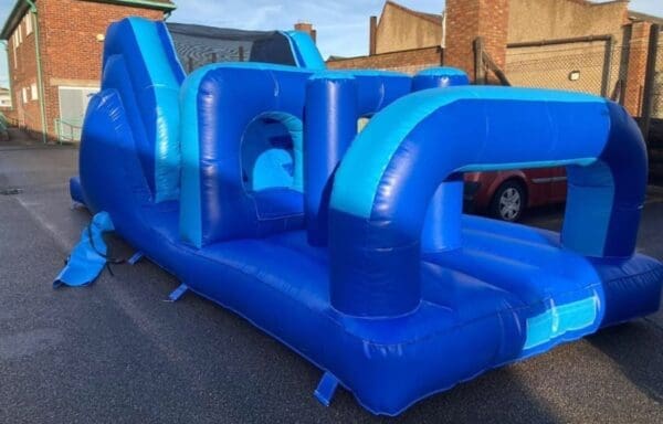 Shiny Blue 24ft Obstacle Course