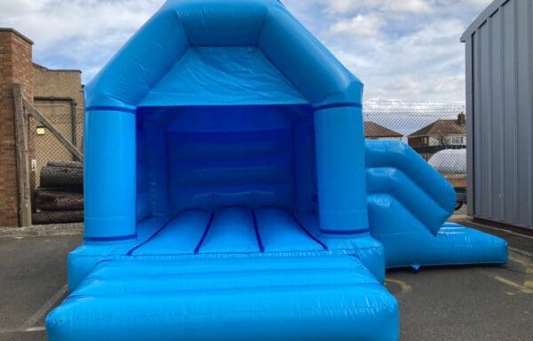 Pastel Blue Castle With Slide