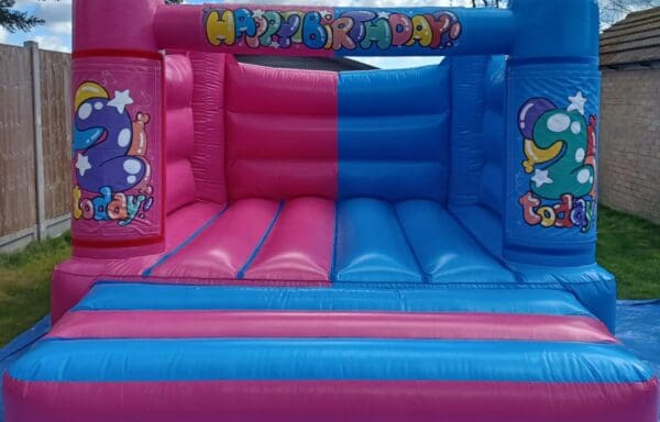 Pink & Blue Age Specific Bouncy Castle