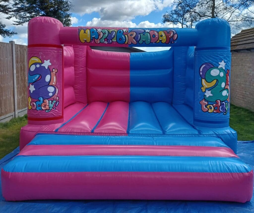 number 2 age specific bouncy castle