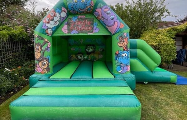 Jungle Bounce Castle With Slide