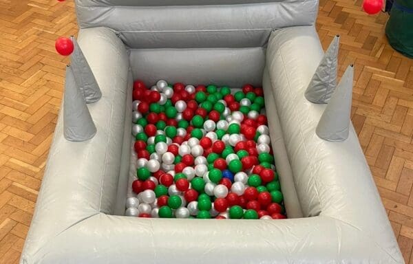 Silver Inflatable Ball Pool