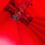 Inside view of Fire engine bouncy castle