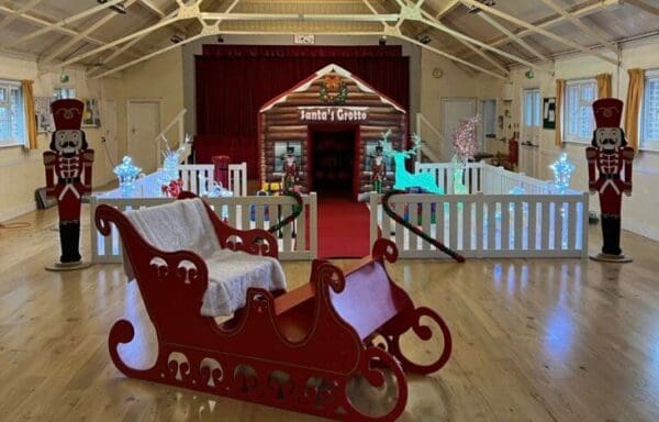 Christmas Grotto Village & Sleigh