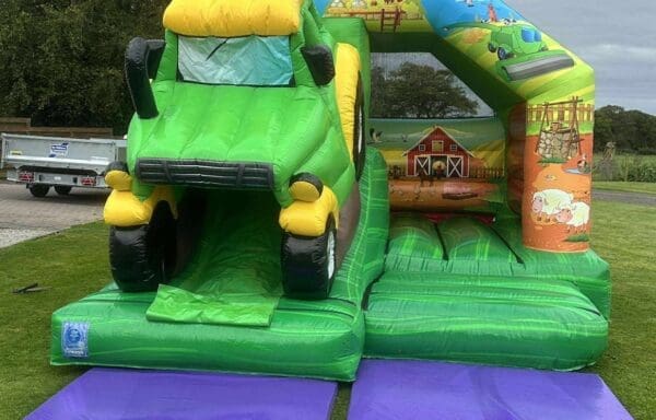 Tractor 3D Castle With Slide