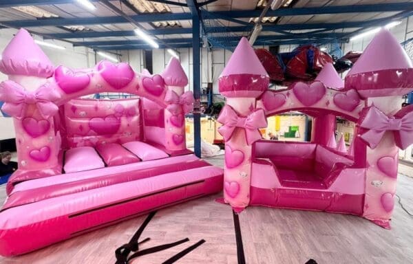 Pink Hearts & Bows Castle & Ball Pool Package